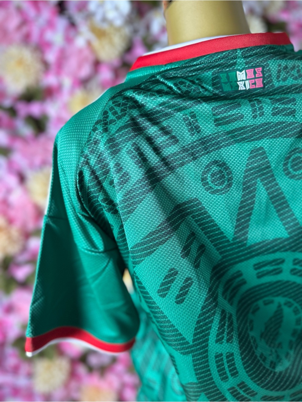 Mexico Green Graphic Soccer Jersey - Women's Top - Picture 8 of 12